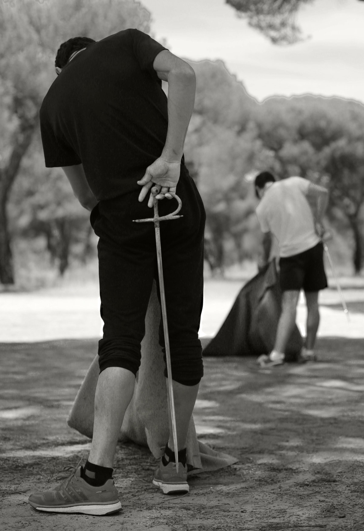 Training bullfighters. Valladolid, Spain