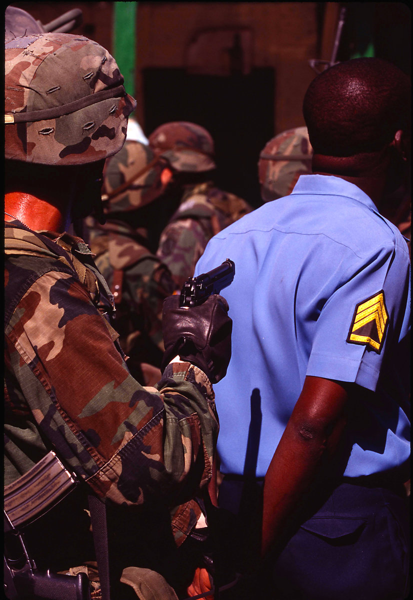 Operation Uphold Democracy. Port-au-Prince, Haiti
