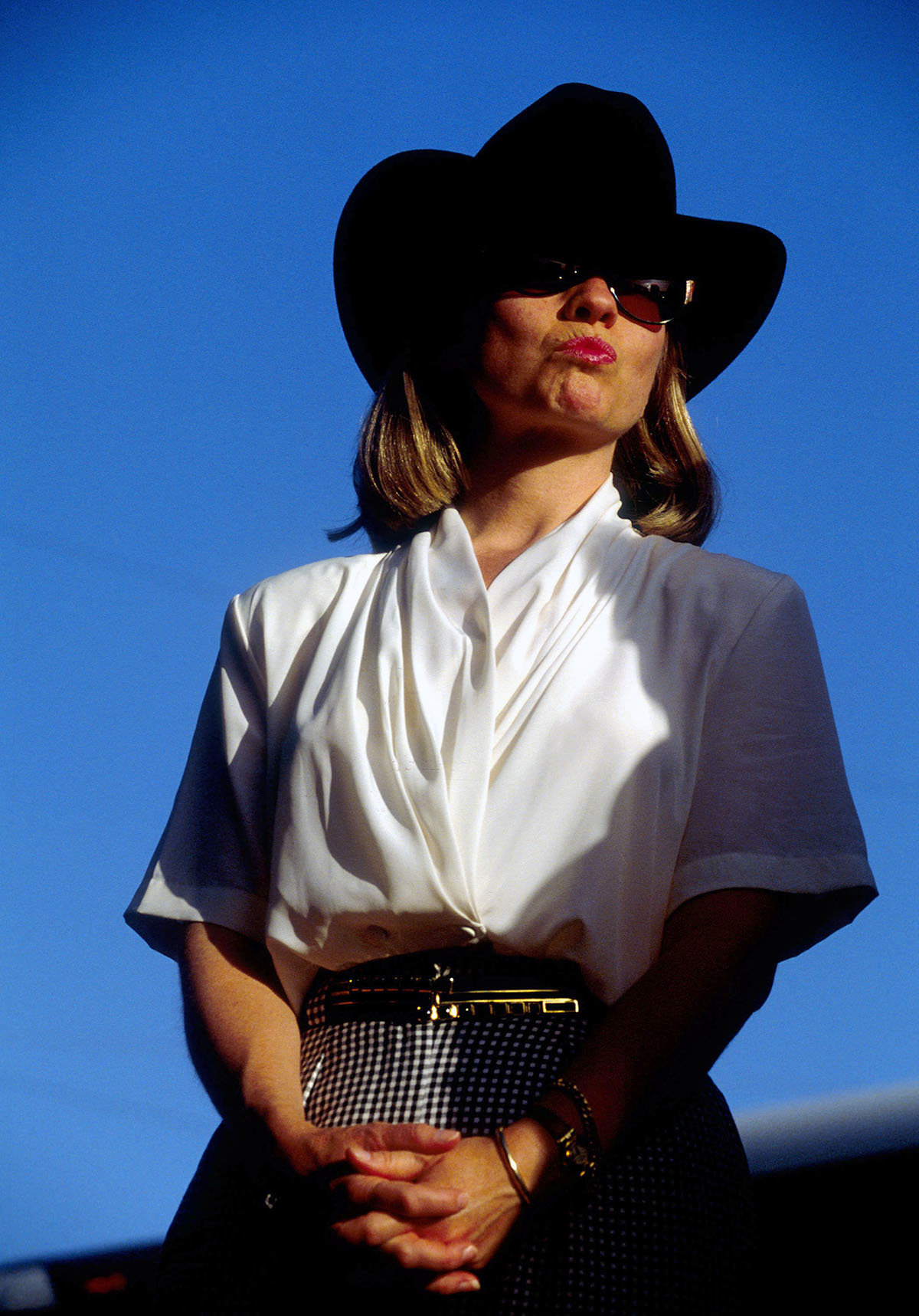 Hillary Clinton campaigns for her husband in Texas, 1992.