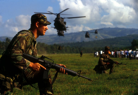 Operation Uphold Democracy. Jacmel, Haiti
