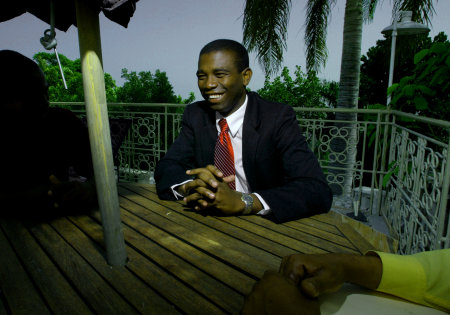 Guy Philippe, leader of 2004 coup against President Aristide. Port-au-Prince, Haiti