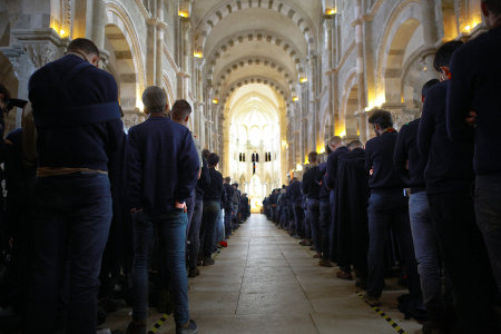 Un week-end avec les scouts de France à Vézelay, lieu du lancement de la deuxième croisade en 1147.