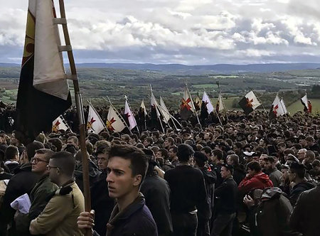 Un week-end avec les scouts de France à Vézelay, lieu du lancement de la deuxième croisade en 1147.
