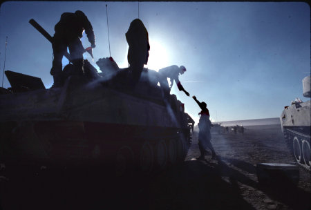 Desert warfare training, Fort Irwin, CA.