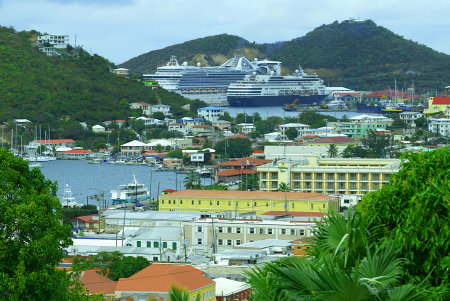 Caribbean landscape. St. Thomas, US Virgin Islands