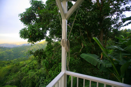 Strawberry Hills Hotel in the Blue Mountains outside of Kingston, Jamaica.