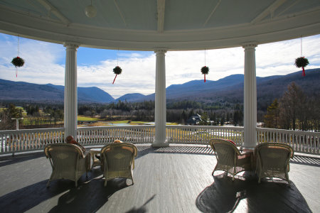 Bretton Woods Hotel in the White Mountains, New Hampshire.