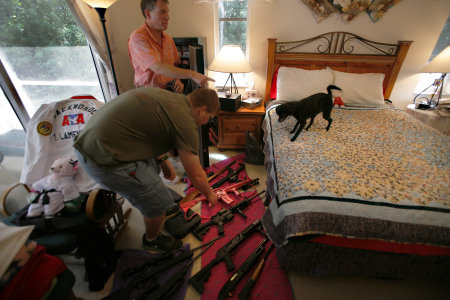 An American family and their guns.